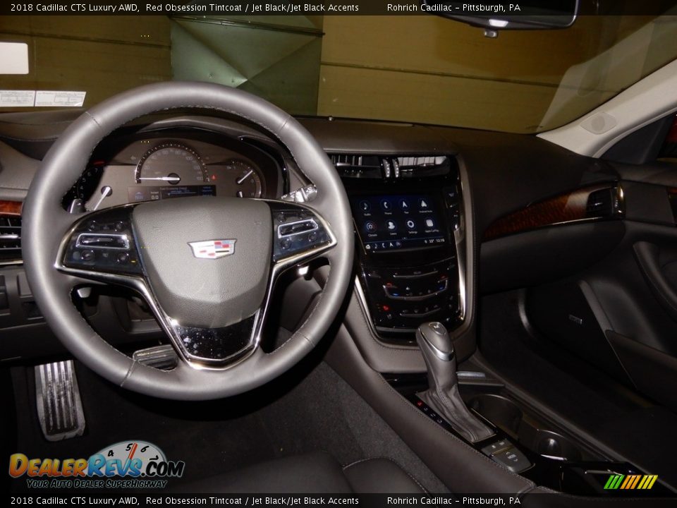 2018 Cadillac CTS Luxury AWD Red Obsession Tintcoat / Jet Black/Jet Black Accents Photo #16