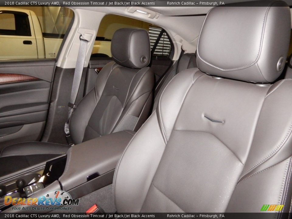 2018 Cadillac CTS Luxury AWD Red Obsession Tintcoat / Jet Black/Jet Black Accents Photo #17