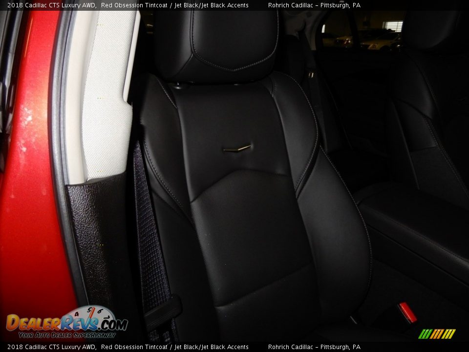 2018 Cadillac CTS Luxury AWD Red Obsession Tintcoat / Jet Black/Jet Black Accents Photo #19