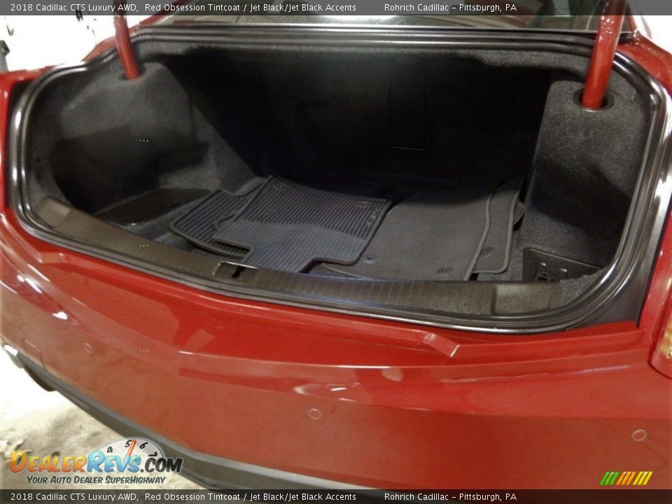 2018 Cadillac CTS Luxury AWD Red Obsession Tintcoat / Jet Black/Jet Black Accents Photo #22
