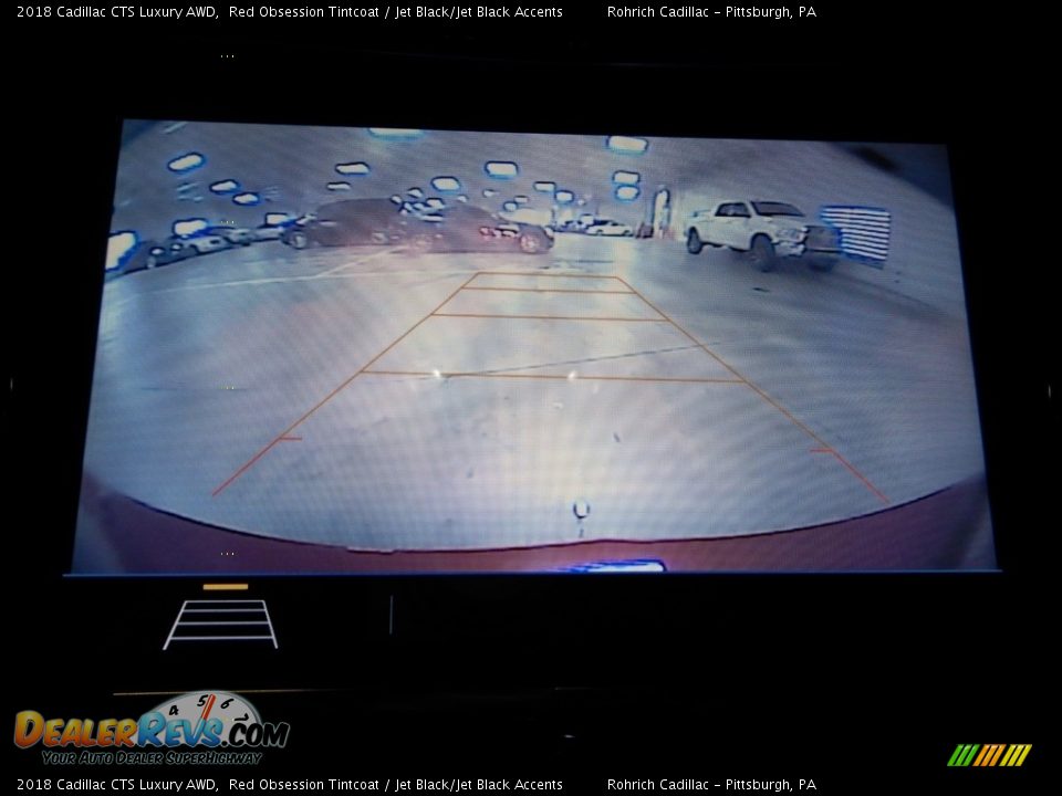 2018 Cadillac CTS Luxury AWD Red Obsession Tintcoat / Jet Black/Jet Black Accents Photo #25