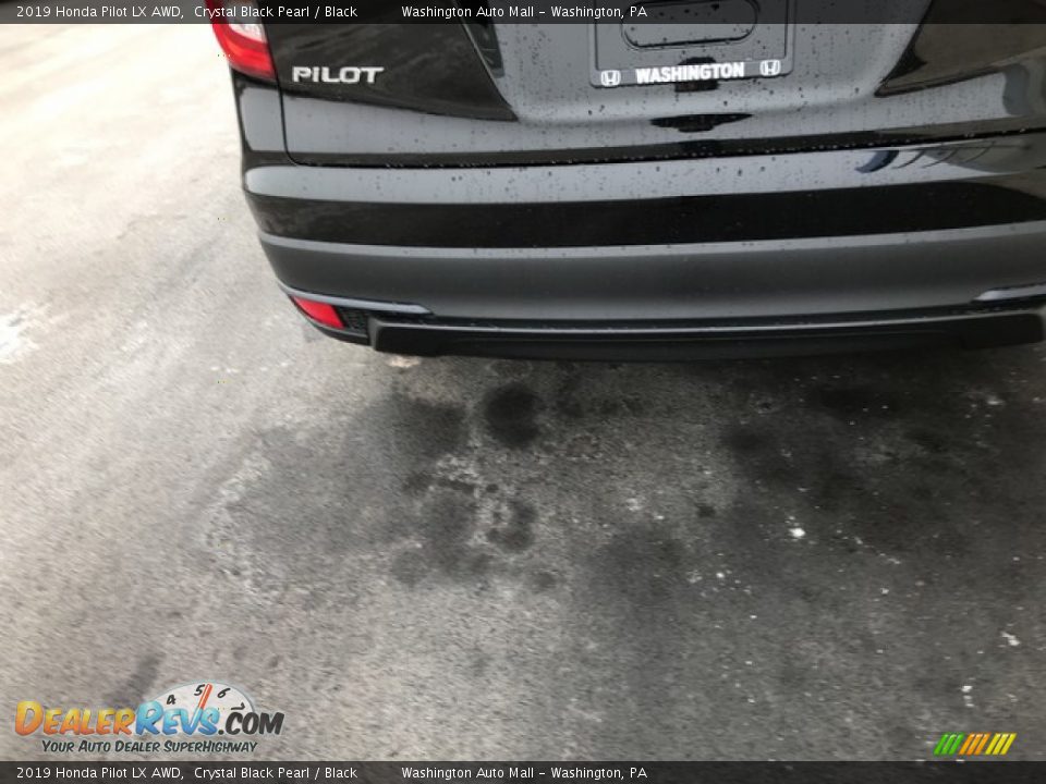 2019 Honda Pilot LX AWD Crystal Black Pearl / Black Photo #7