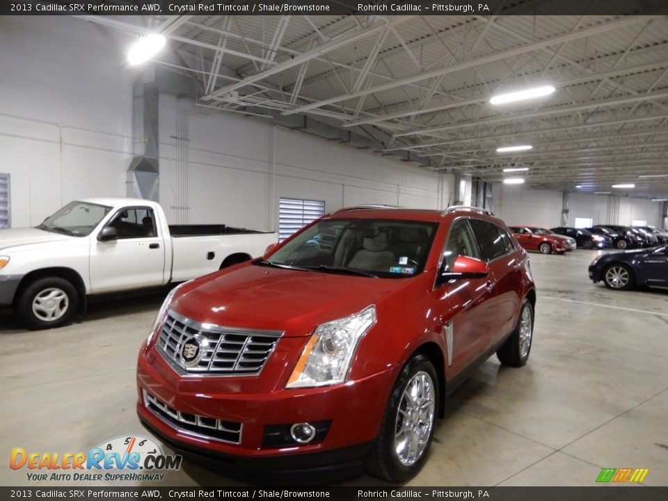 2013 Cadillac SRX Performance AWD Crystal Red Tintcoat / Shale/Brownstone Photo #1