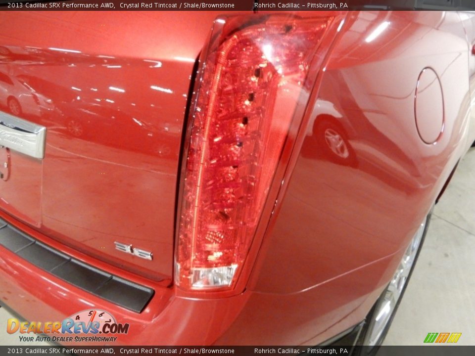 2013 Cadillac SRX Performance AWD Crystal Red Tintcoat / Shale/Brownstone Photo #11
