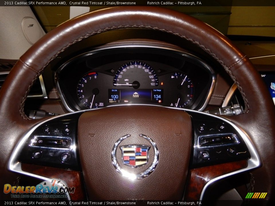2013 Cadillac SRX Performance AWD Crystal Red Tintcoat / Shale/Brownstone Photo #15