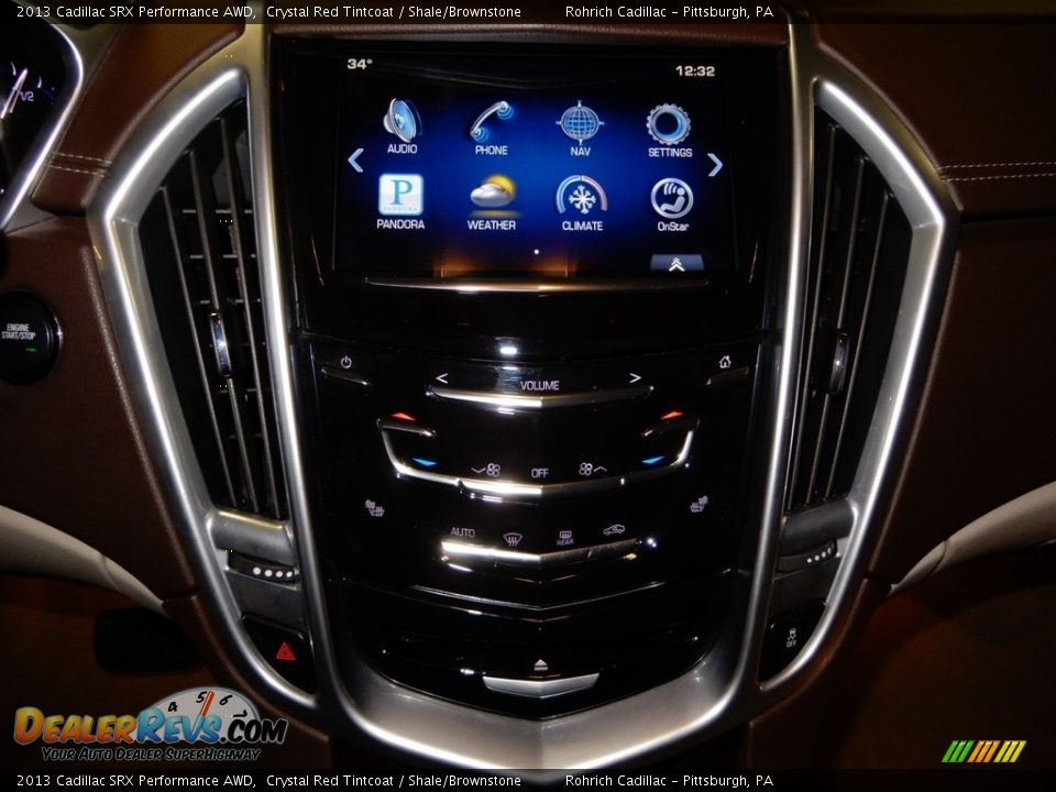 2013 Cadillac SRX Performance AWD Crystal Red Tintcoat / Shale/Brownstone Photo #18