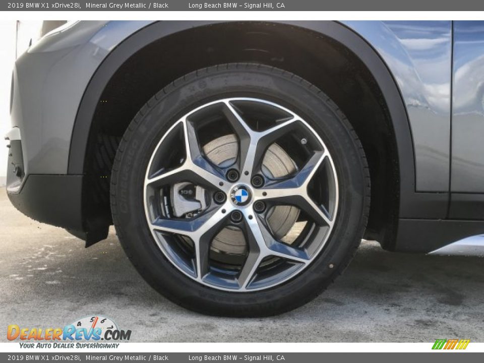 2019 BMW X1 xDrive28i Mineral Grey Metallic / Black Photo #9