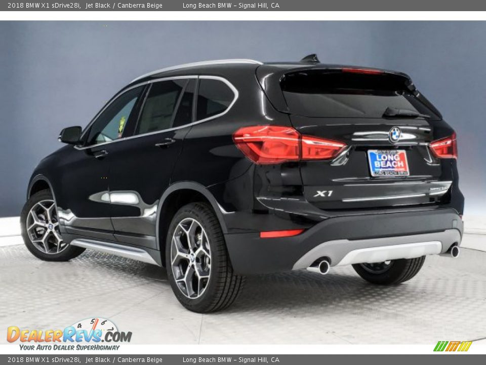 2018 BMW X1 sDrive28i Jet Black / Canberra Beige Photo #2