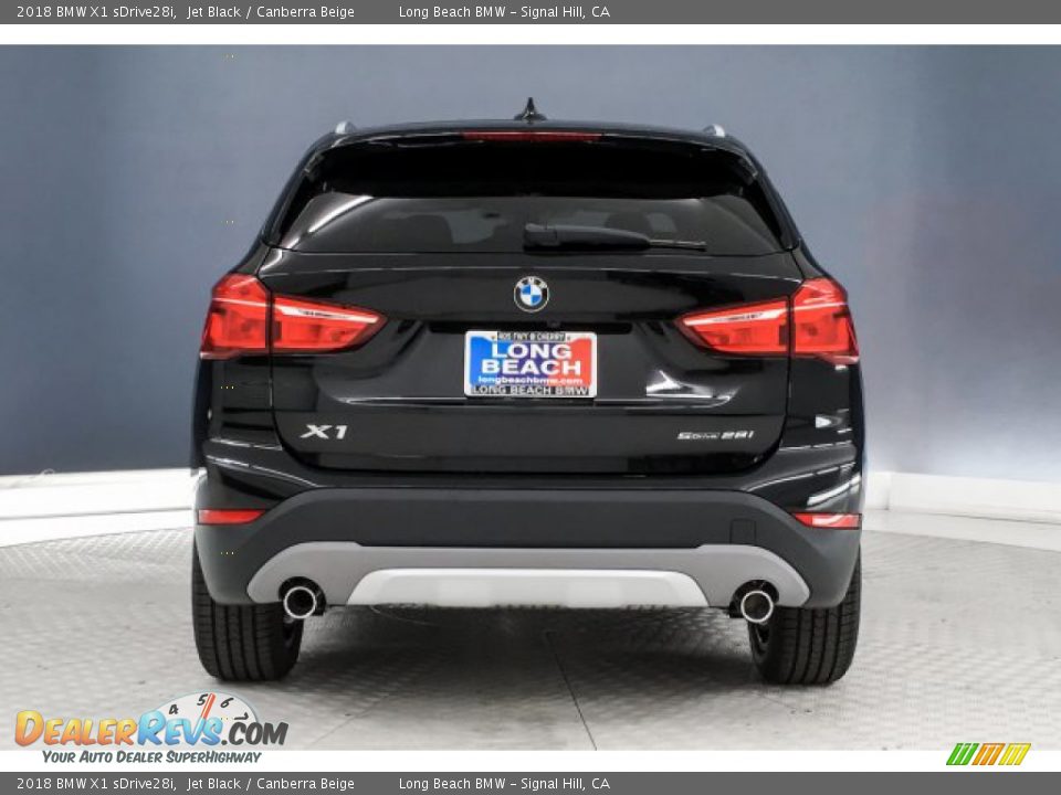 2018 BMW X1 sDrive28i Jet Black / Canberra Beige Photo #3