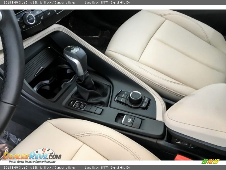 2018 BMW X1 sDrive28i Jet Black / Canberra Beige Photo #7