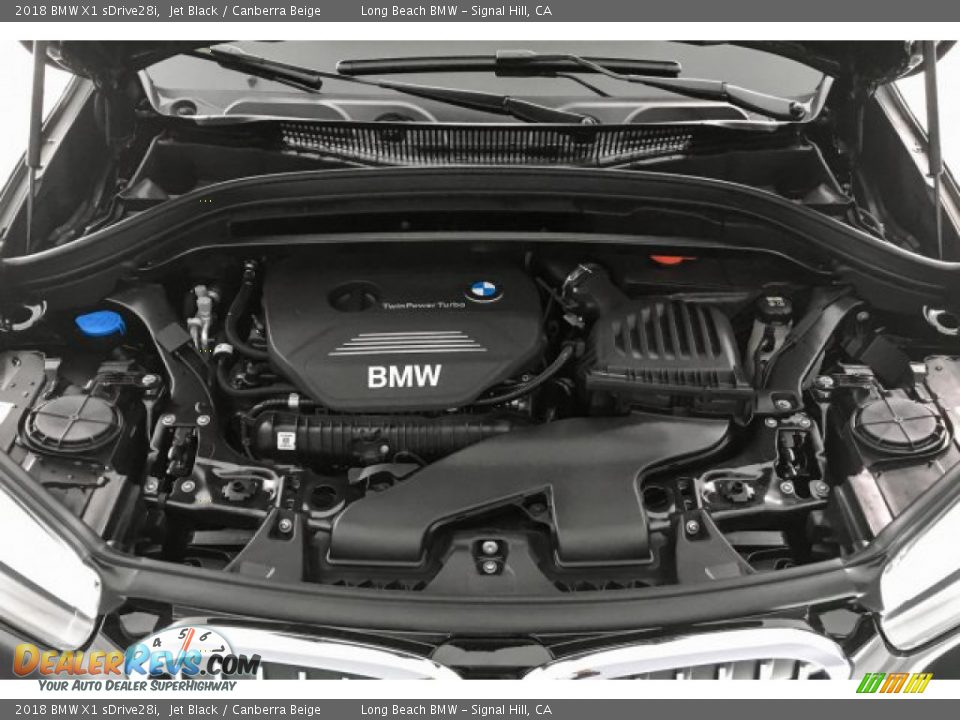 2018 BMW X1 sDrive28i Jet Black / Canberra Beige Photo #8