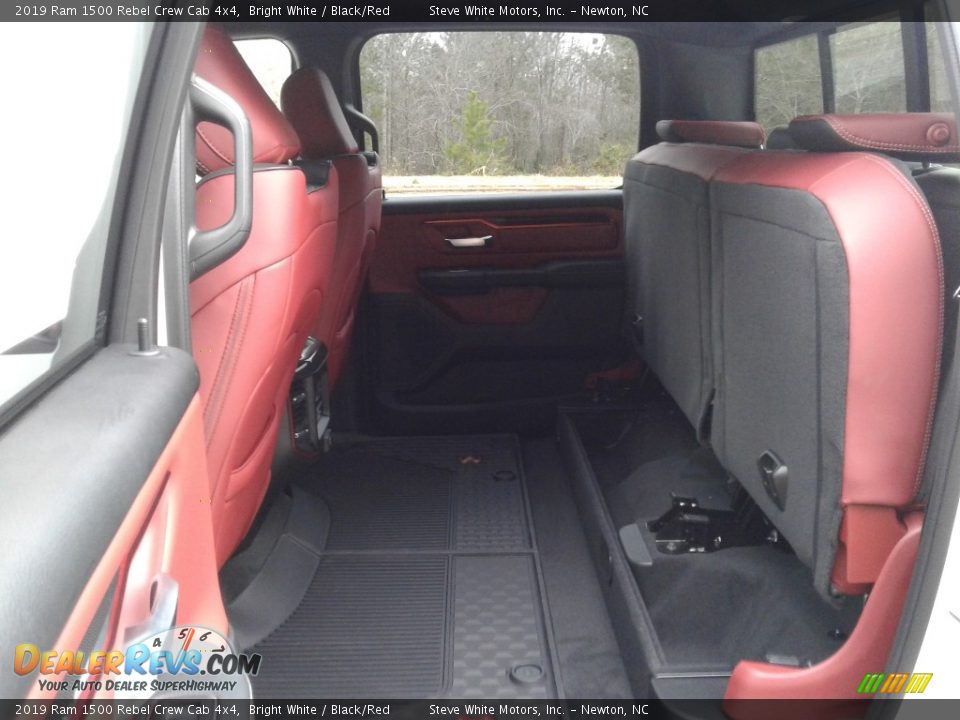 2019 Ram 1500 Rebel Crew Cab 4x4 Bright White / Black/Red Photo #11