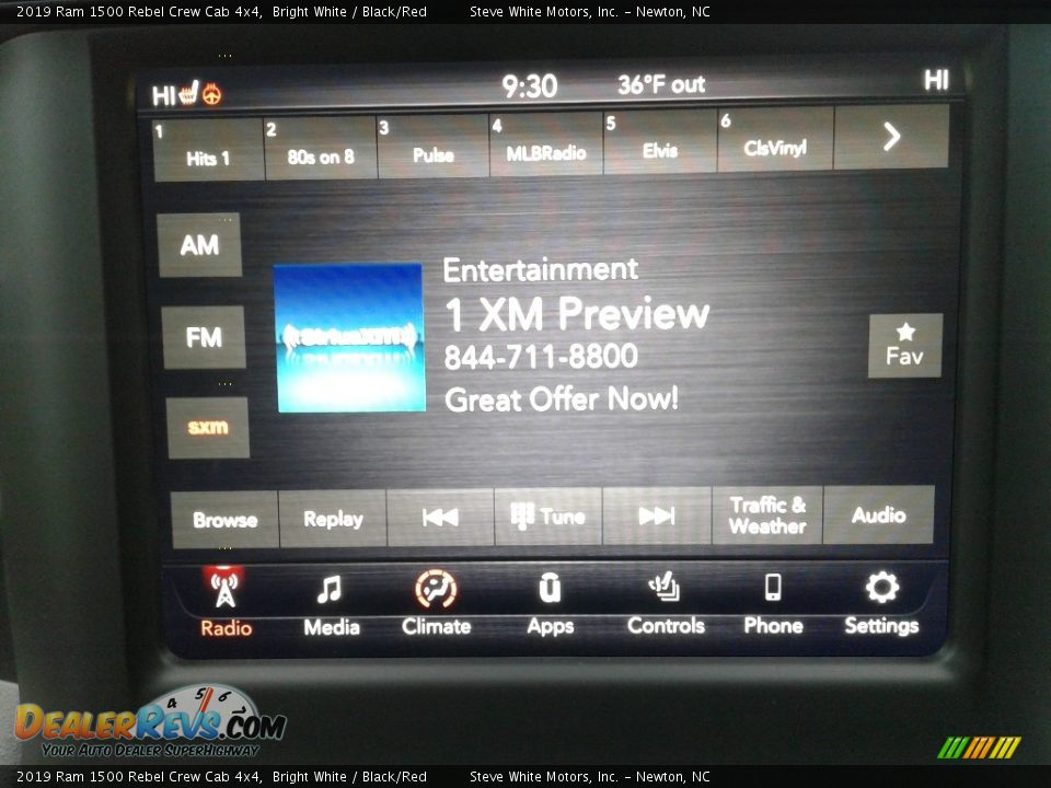 2019 Ram 1500 Rebel Crew Cab 4x4 Bright White / Black/Red Photo #23