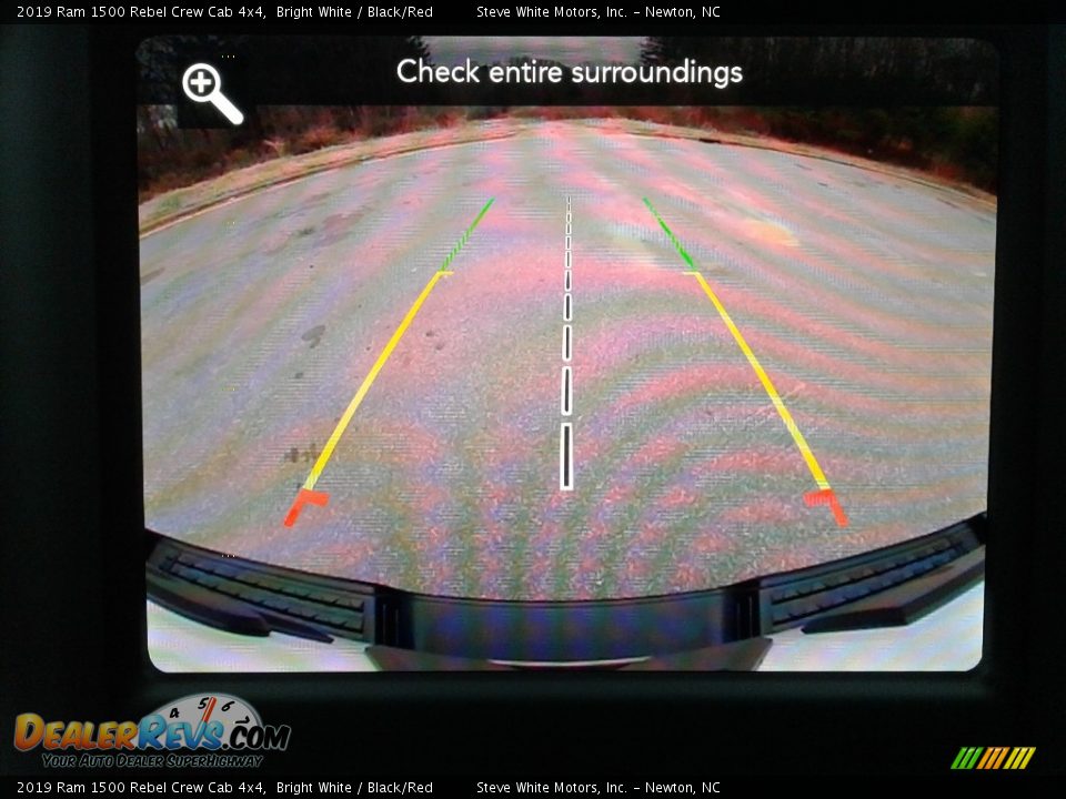 2019 Ram 1500 Rebel Crew Cab 4x4 Bright White / Black/Red Photo #24