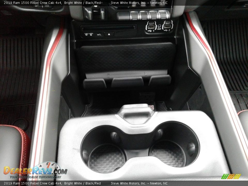 2019 Ram 1500 Rebel Crew Cab 4x4 Bright White / Black/Red Photo #30