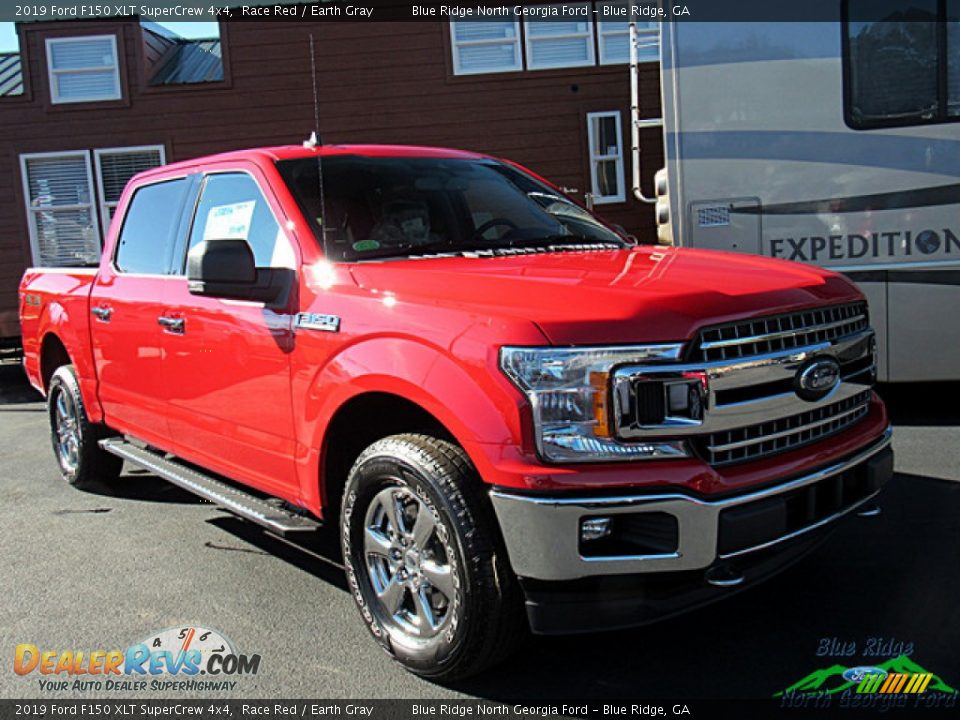 2019 Ford F150 XLT SuperCrew 4x4 Race Red / Earth Gray Photo #7