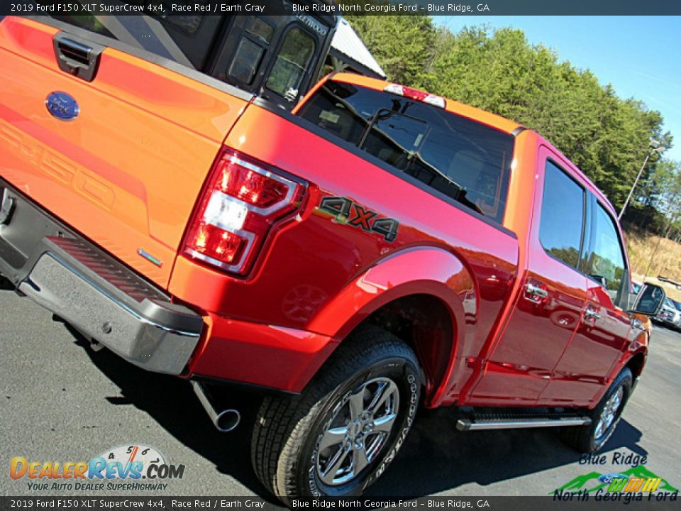 2019 Ford F150 XLT SuperCrew 4x4 Race Red / Earth Gray Photo #35