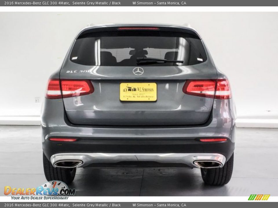 2016 Mercedes-Benz GLC 300 4Matic Selenite Grey Metallic / Black Photo #3
