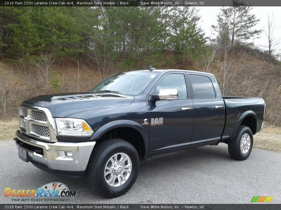 2018 Ram 2500 Laramie Crew Cab 4x4 Maximum Steel Metallic / Black Photo #2