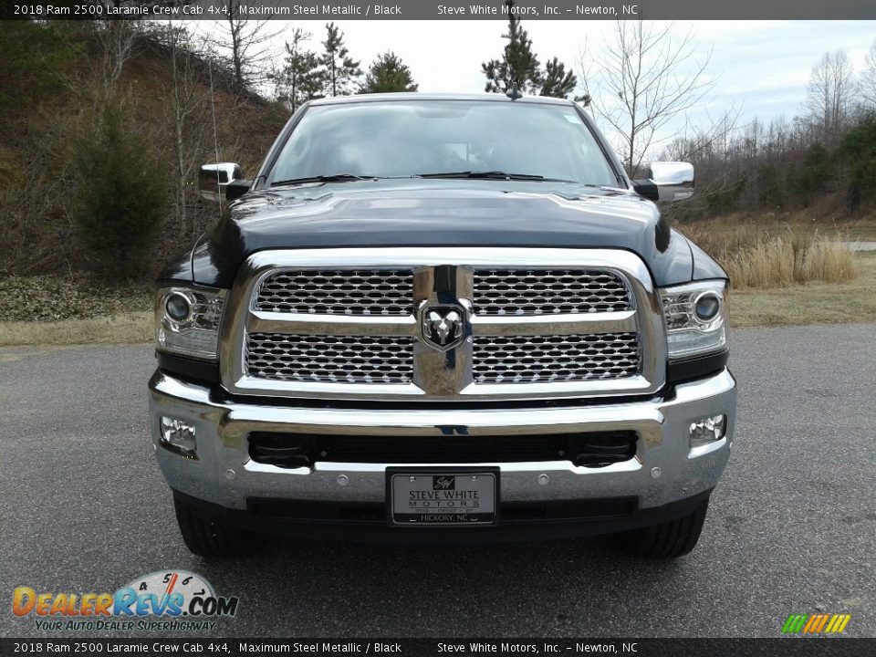 2018 Ram 2500 Laramie Crew Cab 4x4 Maximum Steel Metallic / Black Photo #3