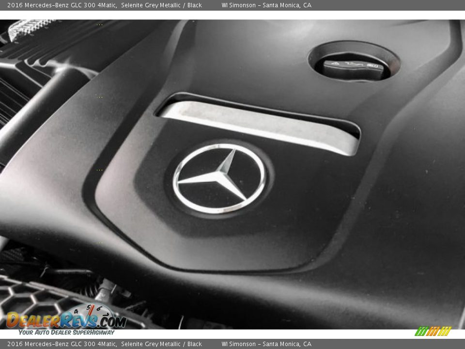 2016 Mercedes-Benz GLC 300 4Matic Selenite Grey Metallic / Black Photo #32