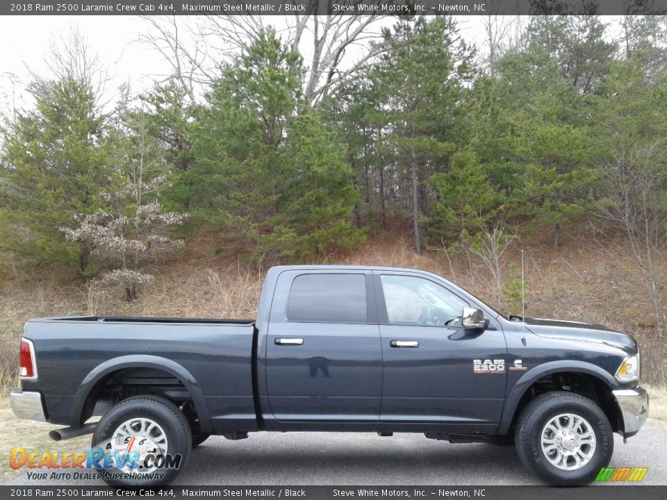 2018 Ram 2500 Laramie Crew Cab 4x4 Maximum Steel Metallic / Black Photo #5