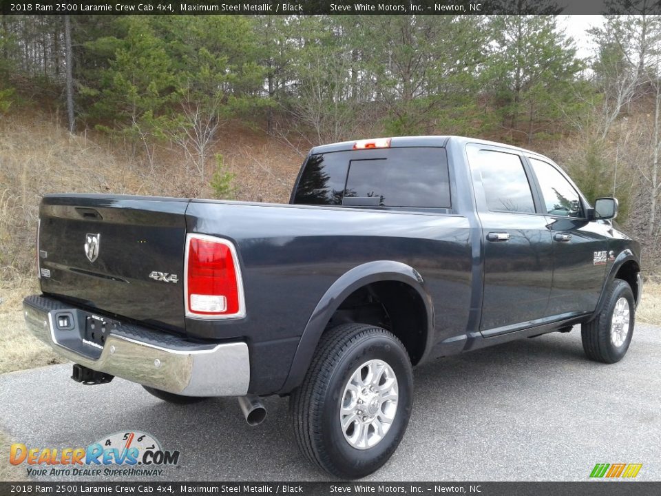 2018 Ram 2500 Laramie Crew Cab 4x4 Maximum Steel Metallic / Black Photo #6
