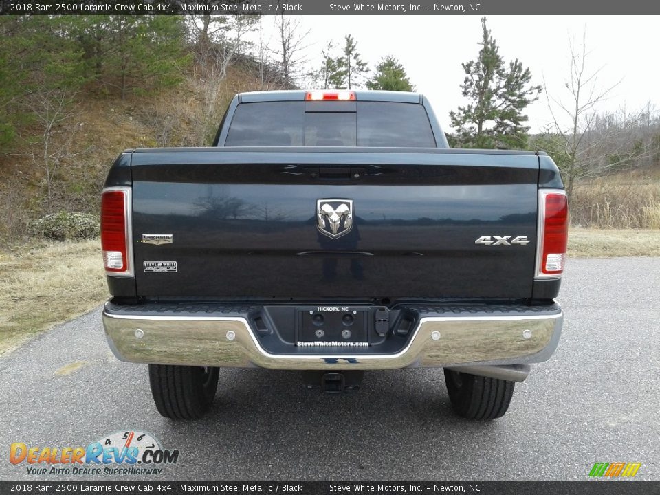 2018 Ram 2500 Laramie Crew Cab 4x4 Maximum Steel Metallic / Black Photo #7