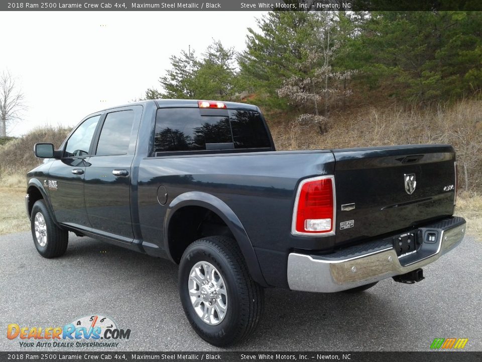 2018 Ram 2500 Laramie Crew Cab 4x4 Maximum Steel Metallic / Black Photo #8