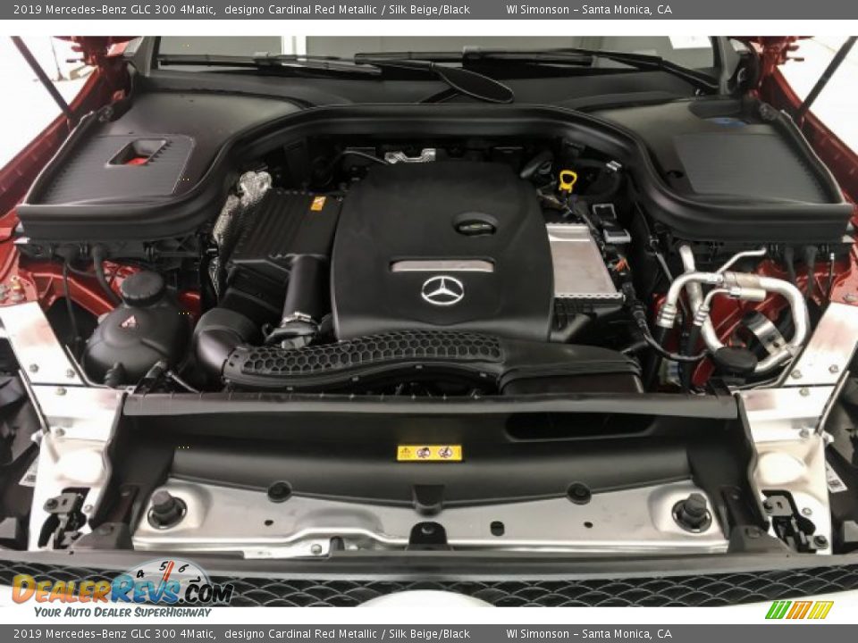 2019 Mercedes-Benz GLC 300 4Matic designo Cardinal Red Metallic / Silk Beige/Black Photo #8