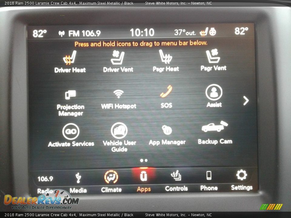 2018 Ram 2500 Laramie Crew Cab 4x4 Maximum Steel Metallic / Black Photo #26