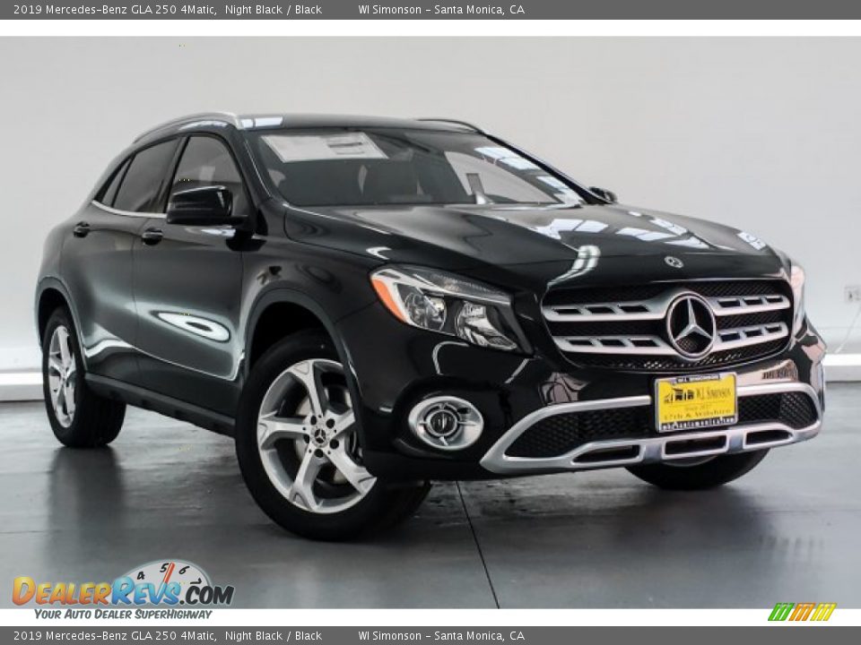 2019 Mercedes-Benz GLA 250 4Matic Night Black / Black Photo #11