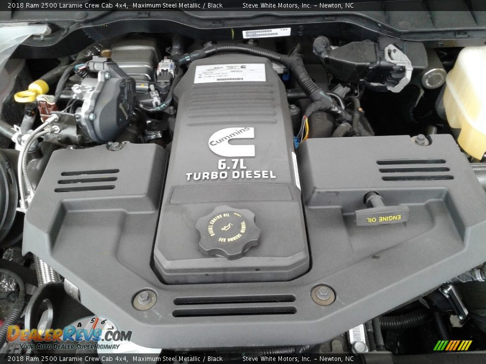 2018 Ram 2500 Laramie Crew Cab 4x4 Maximum Steel Metallic / Black Photo #35