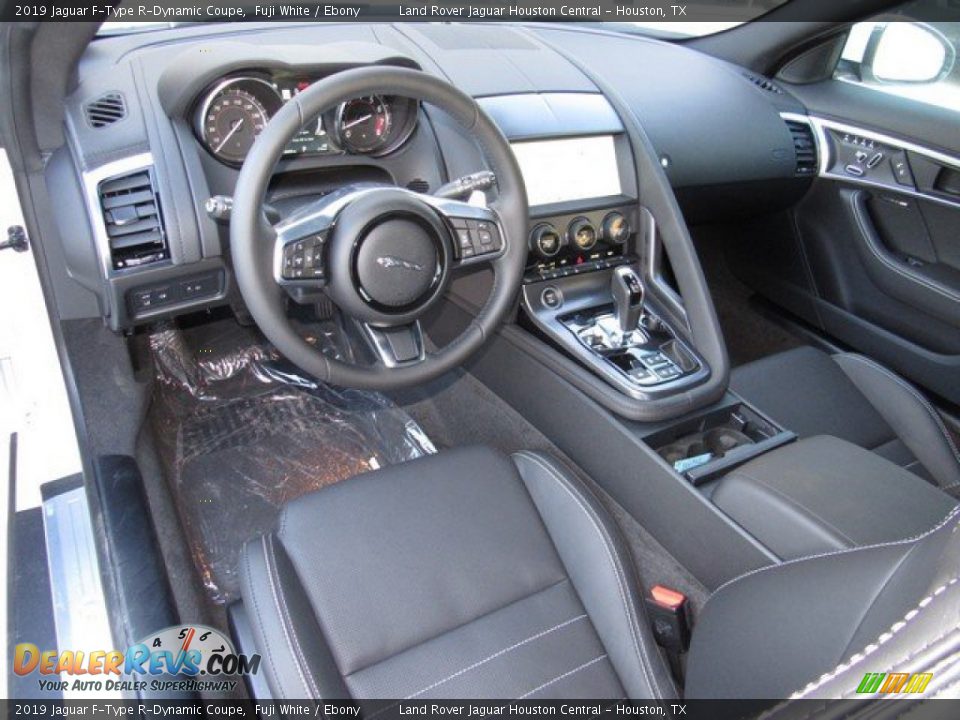 Ebony Interior - 2019 Jaguar F-Type R-Dynamic Coupe Photo #4