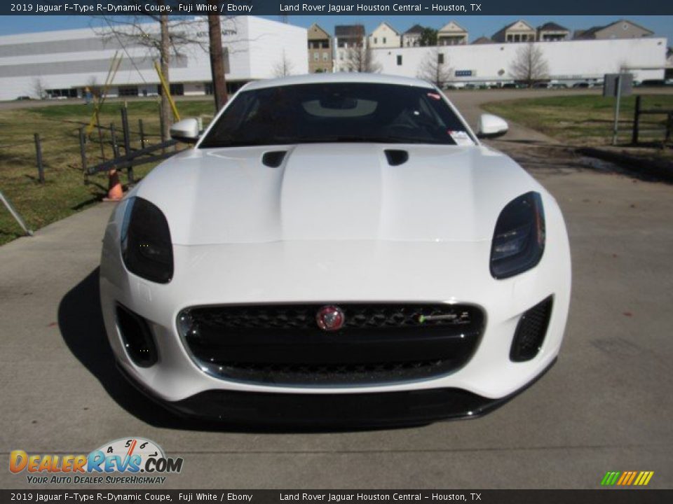 2019 Jaguar F-Type R-Dynamic Coupe Fuji White / Ebony Photo #9