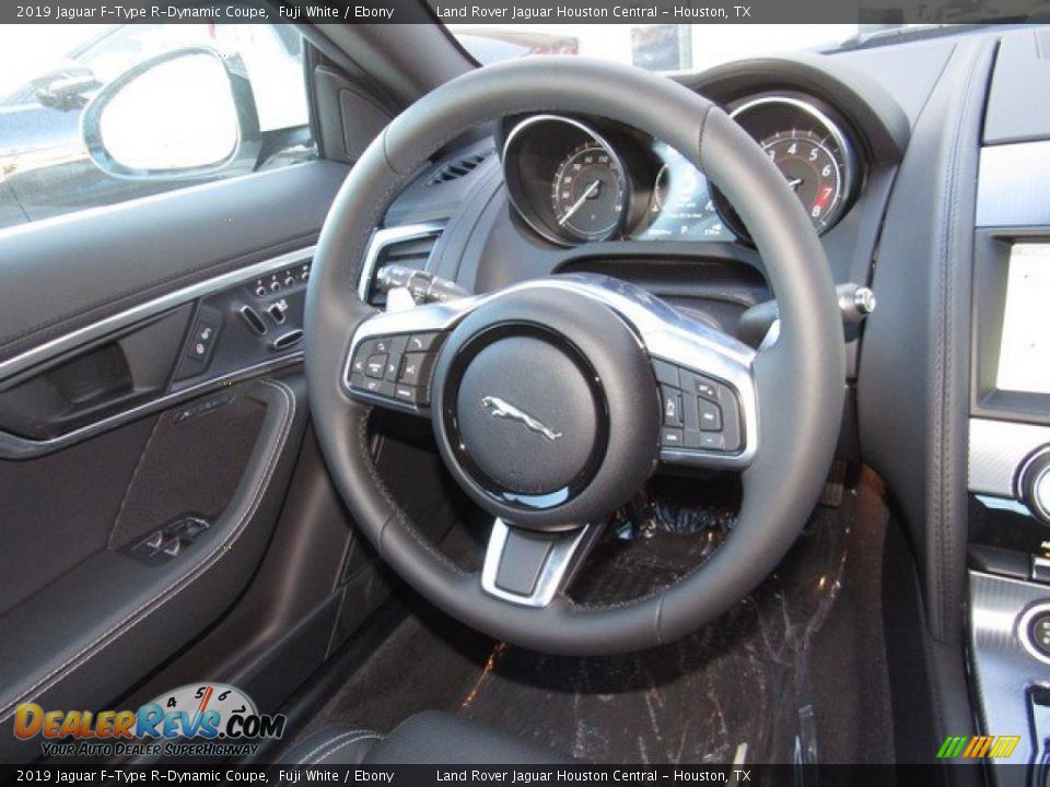 2019 Jaguar F-Type R-Dynamic Coupe Steering Wheel Photo #14