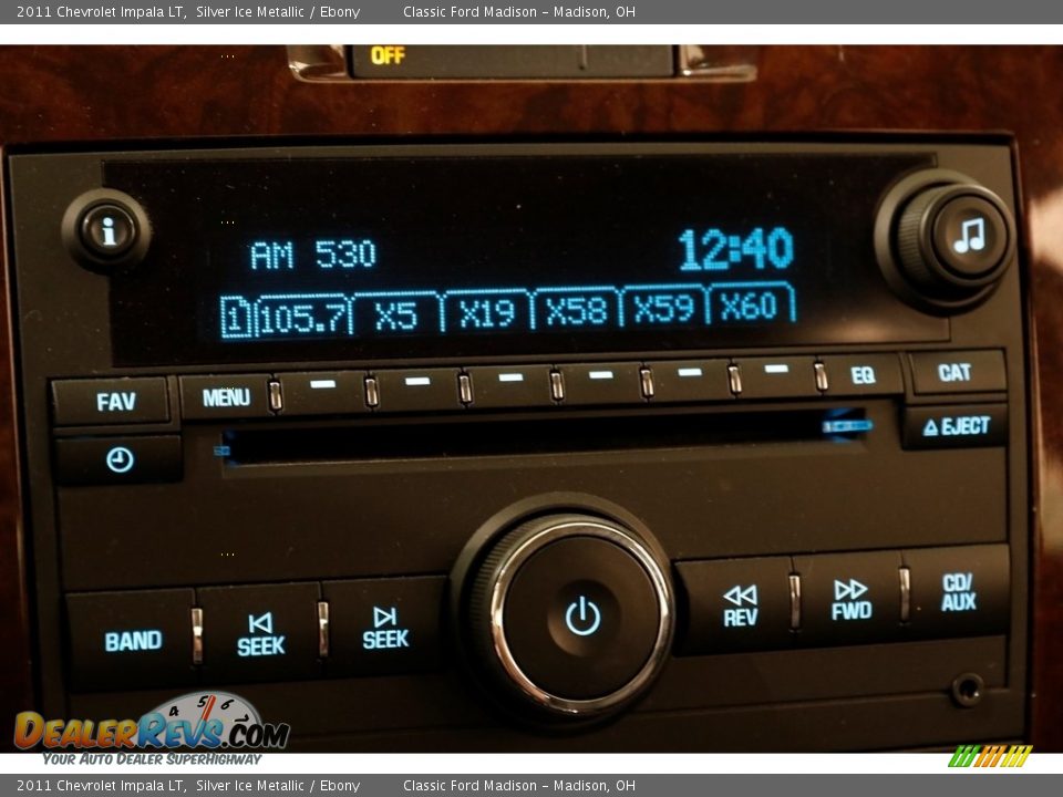 2011 Chevrolet Impala LT Silver Ice Metallic / Ebony Photo #10