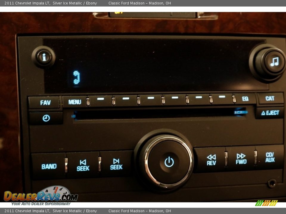 2011 Chevrolet Impala LT Silver Ice Metallic / Ebony Photo #11