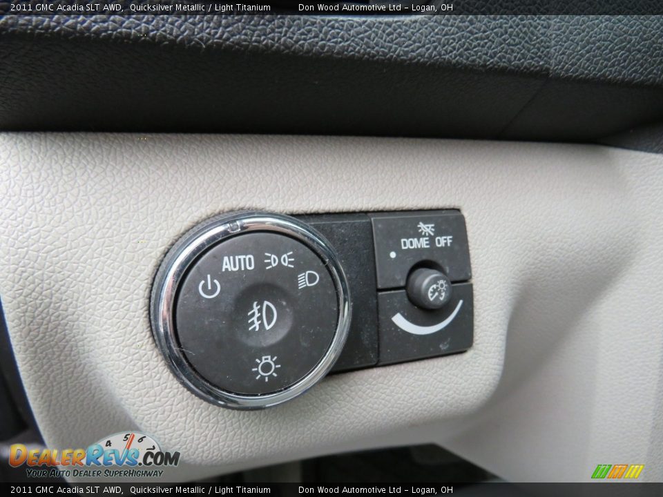 2011 GMC Acadia SLT AWD Quicksilver Metallic / Light Titanium Photo #22
