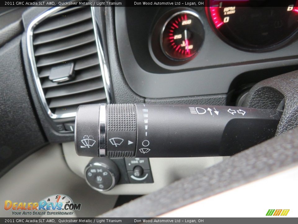 2011 GMC Acadia SLT AWD Quicksilver Metallic / Light Titanium Photo #25