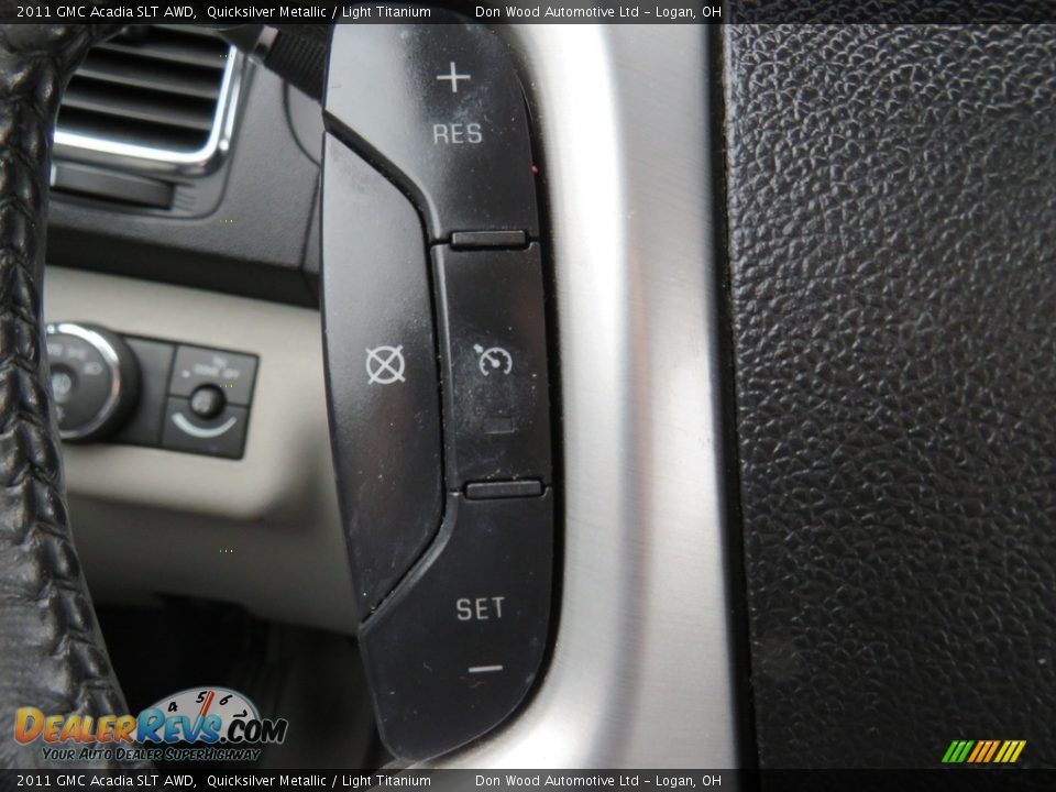 2011 GMC Acadia SLT AWD Quicksilver Metallic / Light Titanium Photo #26