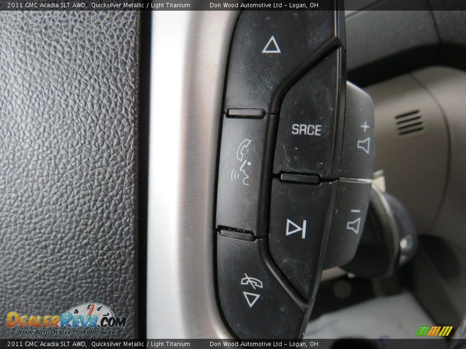 2011 GMC Acadia SLT AWD Quicksilver Metallic / Light Titanium Photo #27