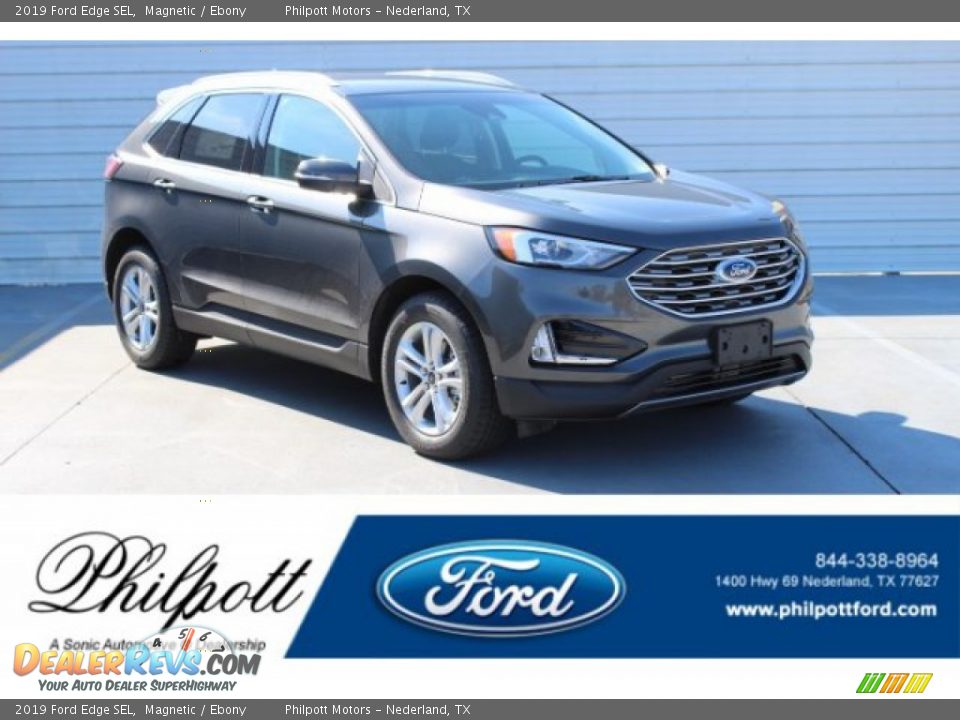 2019 Ford Edge SEL Magnetic / Ebony Photo #1