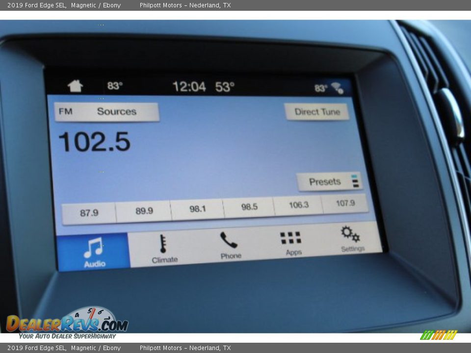 2019 Ford Edge SEL Magnetic / Ebony Photo #11