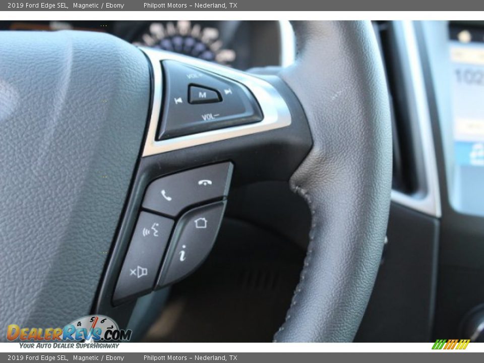 2019 Ford Edge SEL Magnetic / Ebony Photo #16