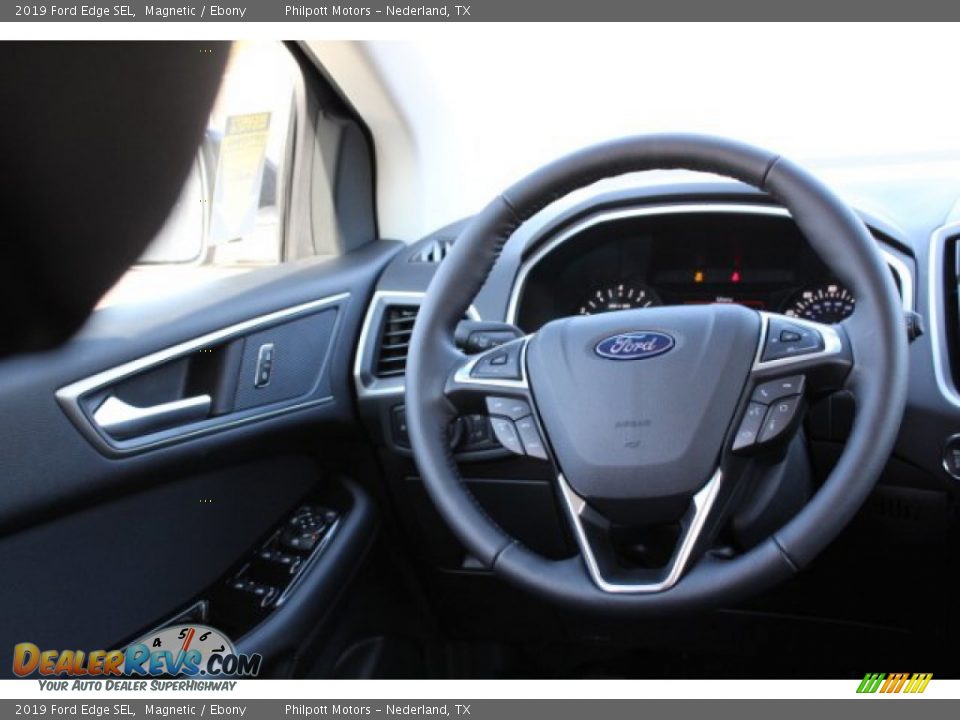2019 Ford Edge SEL Magnetic / Ebony Photo #20