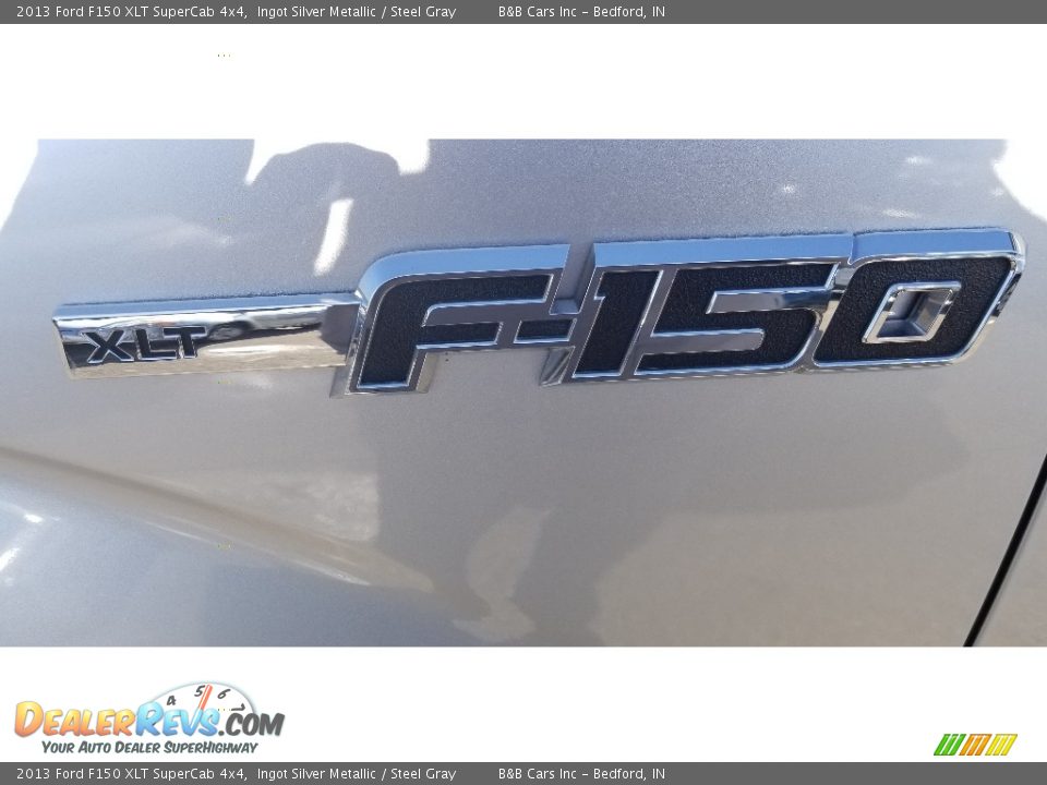 2013 Ford F150 XLT SuperCab 4x4 Ingot Silver Metallic / Steel Gray Photo #21