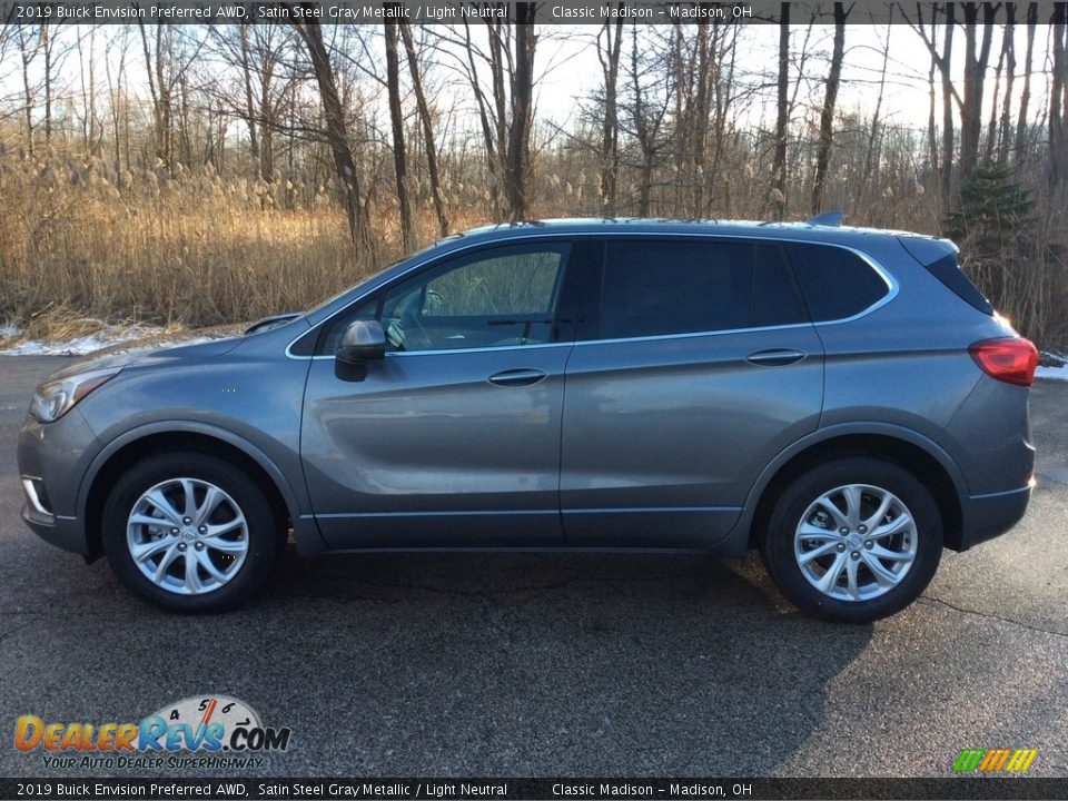 2019 Buick Envision Preferred AWD Satin Steel Gray Metallic / Light Neutral Photo #3