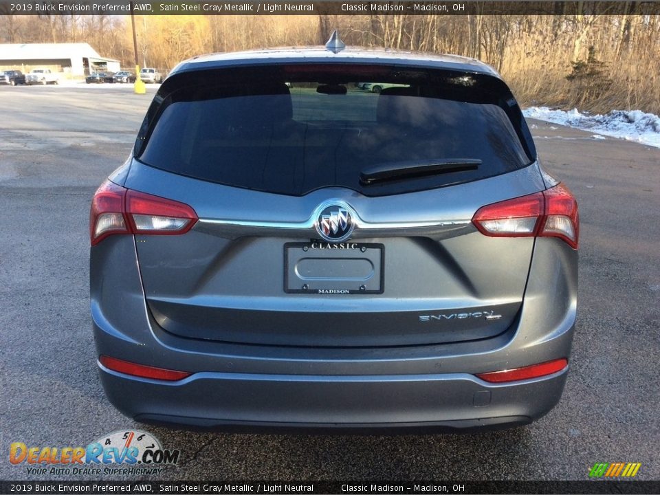 2019 Buick Envision Preferred AWD Satin Steel Gray Metallic / Light Neutral Photo #5