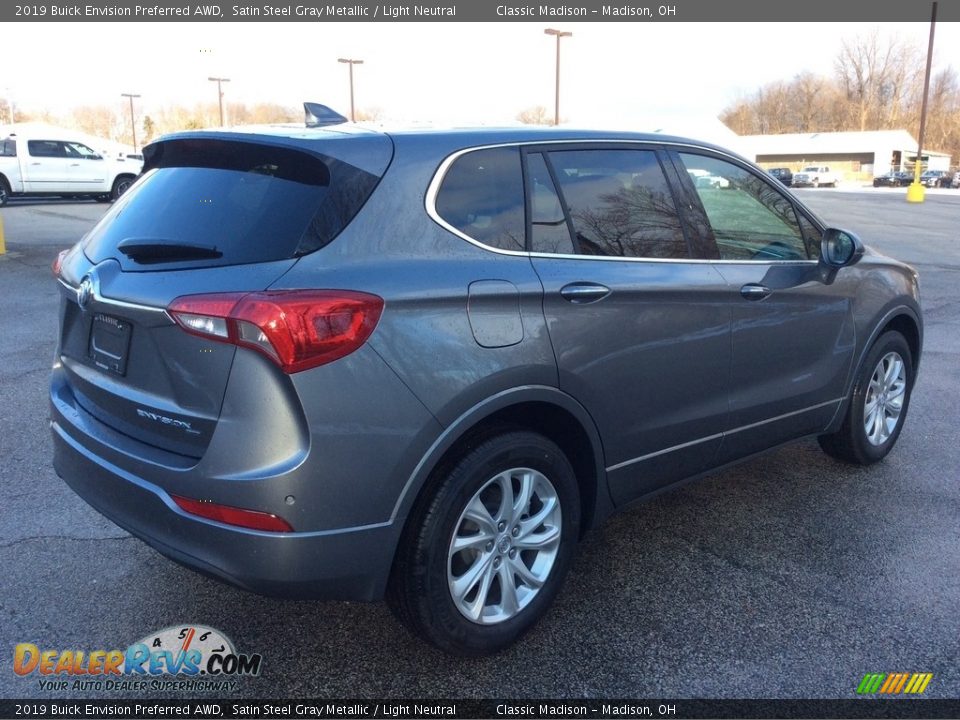 2019 Buick Envision Preferred AWD Satin Steel Gray Metallic / Light Neutral Photo #6